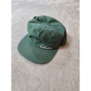 Vintage Cabelas Gore-Tex Hat Cap Green Strapback OSFM Made in USA Hunting